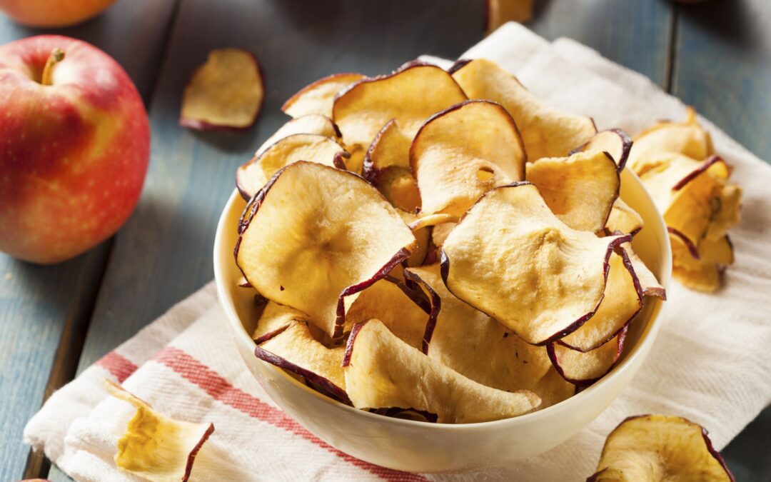 Chips de manzana al horno con canela ¡Una delicia saludable para tu paladar!