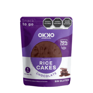 CHOCO RICE CAKES CON CHOCOLATE OKKO SUPERFOODS