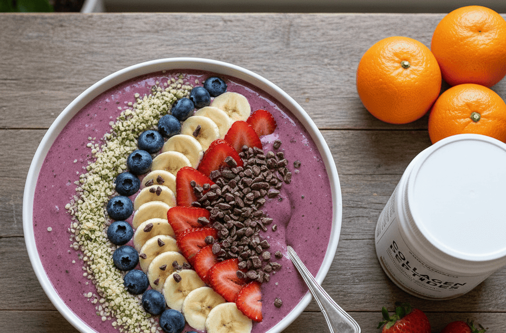 Alimentos ricos en colágeno hidrolizado y superfoods para producir colágeno natural