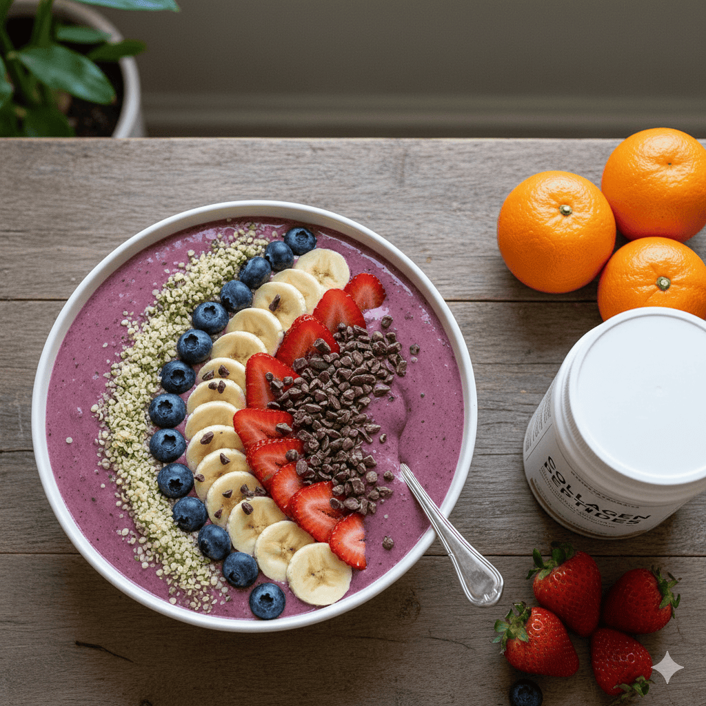 Alimentos ricos en colágeno hidrolizado y superfoods para producir colágeno natural